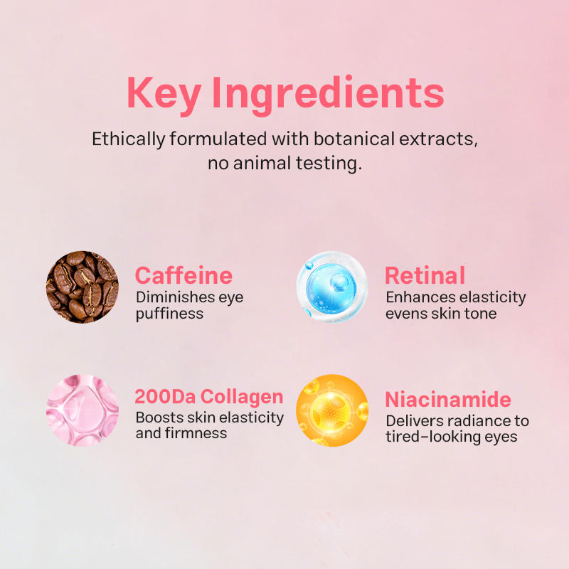 PDRN Pink Caffeine Collagen Eye Patch — Wake Up to Firmer, Brighter, Younger-Looking Eyes Every Morning
