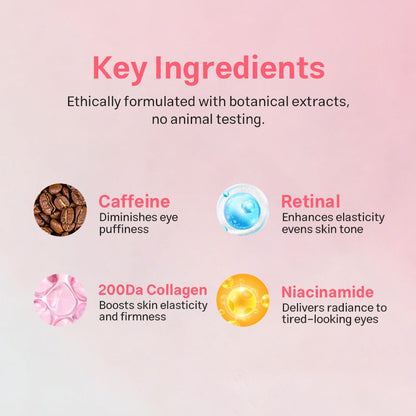 PDRN Pink Caffeine Collagen Eye Patch — Wake Up to Firmer, Brighter, Younger-Looking Eyes Every Morning